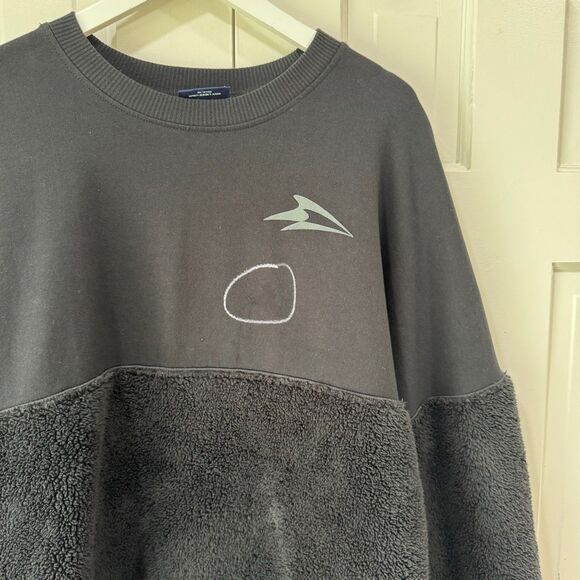 Spirit Jersey Sea World Spell-Out Fleece Black Long Sleeve Shirt Adult Large GUC - Picture 7 of 12